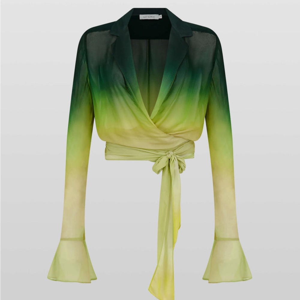 Rat & Boa Cypress Wrap Shirt Flared Sleeves